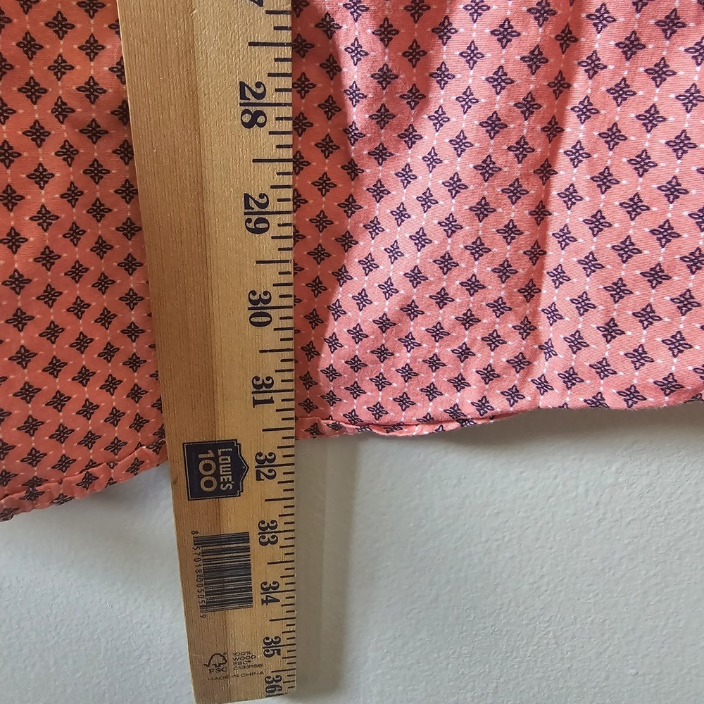Ariat Albera Button-Up Shirt Men's XL Long Sleeve Casual Western Pink Geometric - Picture 9 of 9